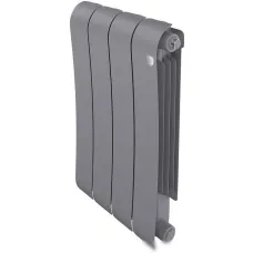 Биметаллический радиатор Royal Thermo Infinity 500 Silver Satin (4 секции)