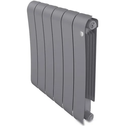 Биметаллический радиатор Royal Thermo Infinity 500 Silver Satin (6 секций)