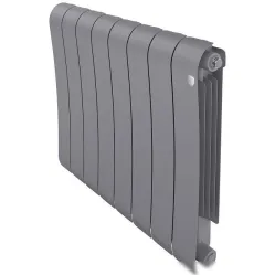 Биметаллический радиатор Royal Thermo Infinity 500 Silver Satin (8 секций)