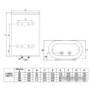 Накопительный электрический водонагреватель Timberk Optima T-WSS80-FS47-V
