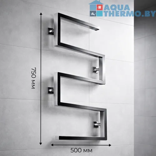 Полотенцесушитель водяной Ростела Грация 500x720 1/2" резьба 