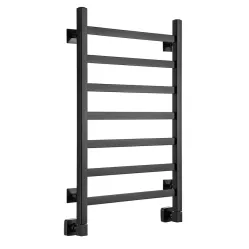 Полотенцесушитель водяной Ростела Экспи Квадро V30 500x800/7 1/2" черный, нижнее подключение 