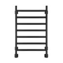Полотенцесушитель водяной Ростела Экспи Квадро V30 500x800/7 1/2" черный, нижнее подключение 