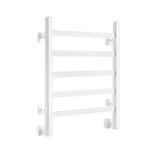 Полотенцесушитель водяной Ростела Экспи Квадро V30 400x600/5 1/2" белый, нижнее подключение 