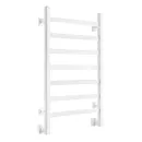 Полотенцесушитель водяной Ростела Экспи Квадро V30 400x800/7 1/2" белый, нижнее подключение 