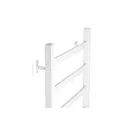 Полотенцесушитель водяной Ростела Экспи Квадро V30 400x800/7 1/2" белый, нижнее подключение 