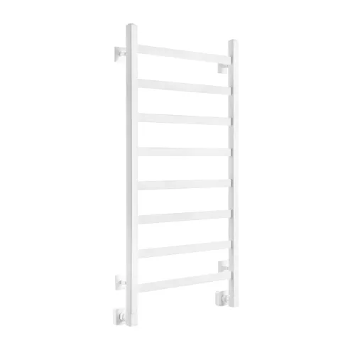 Полотенцесушитель водяной Ростела Экспи Квадро V30 400x1000/8 1/2" белый, нижнее подключение 