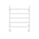 Полотенцесушитель водяной Ростела Экспи Квадро V30 500x600/5 1/2" белый, нижнее подключение 