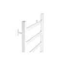 Полотенцесушитель водяной Ростела Экспи Квадро V30 500x600/5 1/2" белый, нижнее подключение 