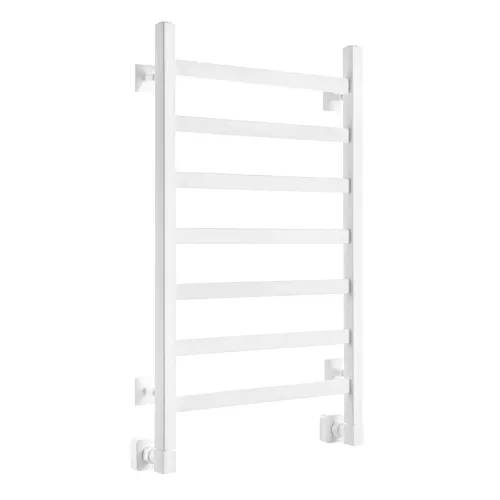 Полотенцесушитель водяной Ростела Экспи Квадро V30 500x800/7 1/2" белый, нижнее подключение 