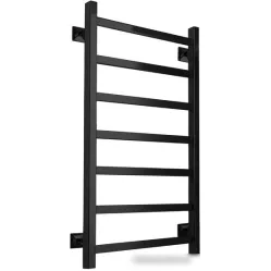 Полотенцесушитель Ростела Экспи Квадро V30 1/2" 7 перекладин 40x80 см (черный)