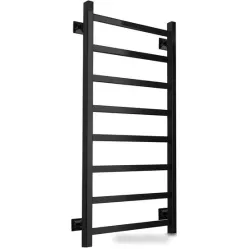 Полотенцесушитель Ростела Экспи Квадро V30 1/2" 8 перекладин 40x100 см (черный)
