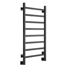 Полотенцесушитель водяной Ростела Экспи Квадро V30 400x1000/8 1/2" черный, нижнее подключение