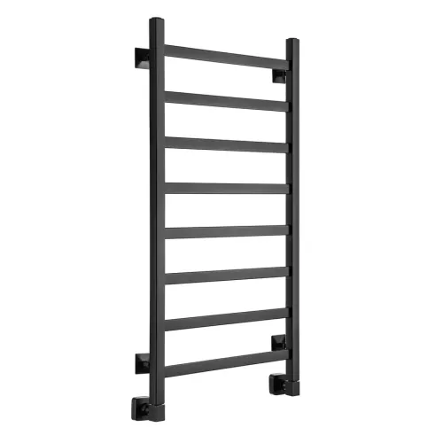 Полотенцесушитель водяной Ростела Экспи Квадро V30 400x1000/8 1/2" черный, нижнее подключение