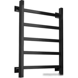 Полотенцесушитель Ростела Экспи Квадро V30 1/2" 5 перекладин 50x60 см (черный)