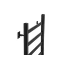 Полотенцесушитель водяной Ростела Экспи Квадро V30 500x600/5 1/2" черный, нижнее подключение 