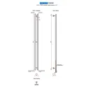 Полотенцесушитель водяной Ростела Мини 1500/2 1/2" белый