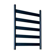 Полотенцесушитель водяной Ростела Престиж 500x800/5 черный, нижнее подключение