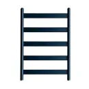 Полотенцесушитель водяной Ростела Престиж 500x800/5 черный, нижнее подключение