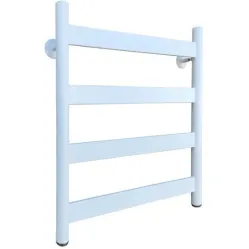 Полотенцесушитель Ростела Престиж нижнее подключение 1" 4 перекладины 50x60 см (белый)