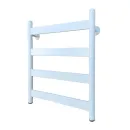 Полотенцесушитель водяной Ростела Престиж 500x600/4 белый, нижнее подключение