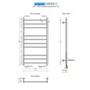 Полотенцесушитель водяной Ростела Свирель V 500x1000/10 1/2" нижнее подключение