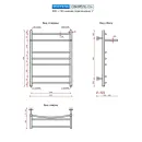 Полотенцесушитель водяной Ростела Свирель D+ 500x700 1" нижнее подключение