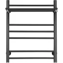 Полотенцесушитель Ростела Свирель V+ 500x700/8 1" (Ral 9005, нижнее подключение)