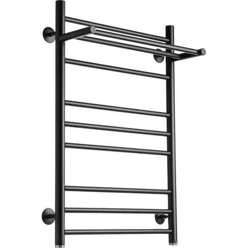 Полотенцесушитель Ростела Свирель V+ 500x800/10 1" (Ral 9005, нижнее подключение)