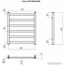 Полотенцесушитель TERMINUS Ното П6 500x600