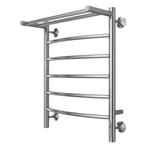 Полотенцесушитель электрический TERMINUS Классик 500x650/6 с полкой, электрический с quick touch