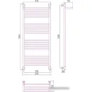 Полотенцесушитель Сунержа Богема с полкой+ 1200x500 00-0223-1250