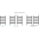 Полотенцесушитель Сунержа Богема с полкой+ 800x500 31-0223-8050