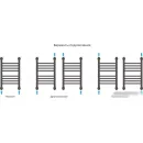 Полотенцесушитель Сунержа Богема+ 500x300 00-0220-5030