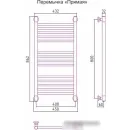 Полотенцесушитель Сунержа Богема+ 800x400 00-0220-8040
