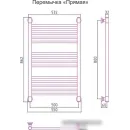 Полотенцесушитель Сунержа Богема+ 800x500 00-0220-8050