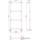 Полотенцесушитель Сунержа Ренессанс 1304 1260x500 00-0280-1250