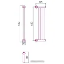 Полотенцесушитель Сунержа Хорда ПП 600х195 03-4124-0600