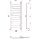 Полотенцесушитель Сунержа Элегия+ 1000x400 00-0205-1040