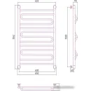 Полотенцесушитель Сунержа Элегия+ 1000x600 00-0205-1060
