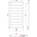 Полотенцесушитель Сунержа Канцлер 1000x500 00-0254-1050