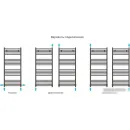 Полотенцесушитель Сунержа Модус 1200x500 00-0250-1250