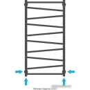 Полотенцесушитель Сунержа Сирокко 1000x500 31-0253-1050