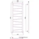 Полотенцесушитель Сунержа Сирокко 1200х400 00-0253-1240