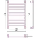 Полотенцесушитель Стилье Аксиома-10 800х500 00661-8050