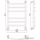 Полотенцесушитель Стилье Аксиома-20 800х500 00662-8050