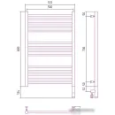 Полотенцесушитель Сунержа Богема 3.0 прямая 800х500 МЭМ правый 03-5805-8050