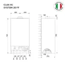 Отопительный котел Ariston Clas XC System 28 FF 3301680