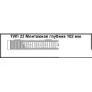 Стальной панельный радиатор Kermi Therm X2 Line-Kompakt PLK Тип 22 305x1405