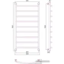 Полотенцесушитель Сунержа Галант+ 1200x600 00-0200-1260